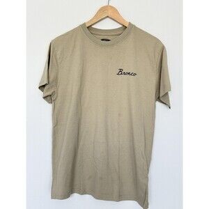 Ford T-Shirt Mens Medium Beige Ford Bronco Graphic Print Crew Neck Tagless